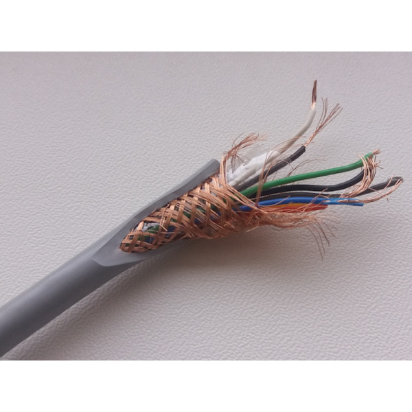 Кабель передачи данных экранированный 2 х 0.14 медный гибкий 26 AWG 
