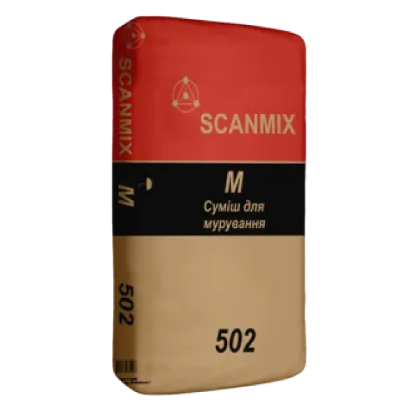 Смесь для кладки пористых блоков М 502 SCANMIX (25кг)