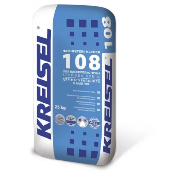 Клей для мрамора 108 Naturstein Kleber Kreisel (25кг) 