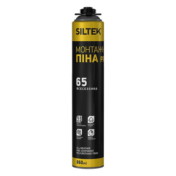 Пена монтажная профессиональная Siltek 860 мл