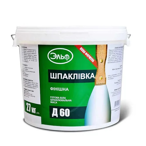 Шпаклевка акриловая Д60 27кг
