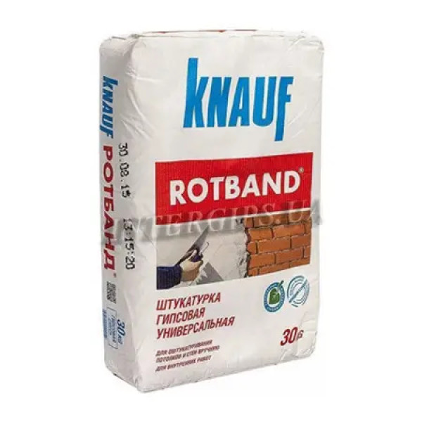 Штукатурка гипсовая универсальная KNAUF Ротбанд (30кг) 