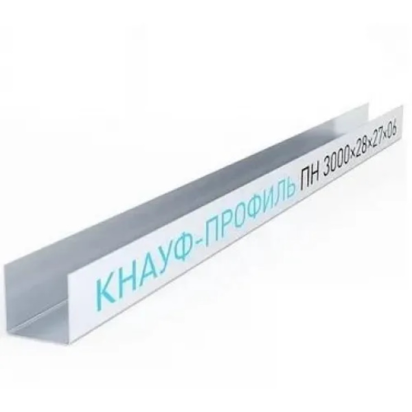 Профиль КНАУФ UD 28 x 27 x 3 м 0,6 мм