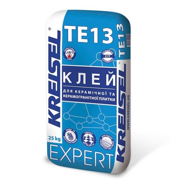 Клей для керамической и керамогранитной плитки Kreisel EXPERT TЕ 13  25 кг