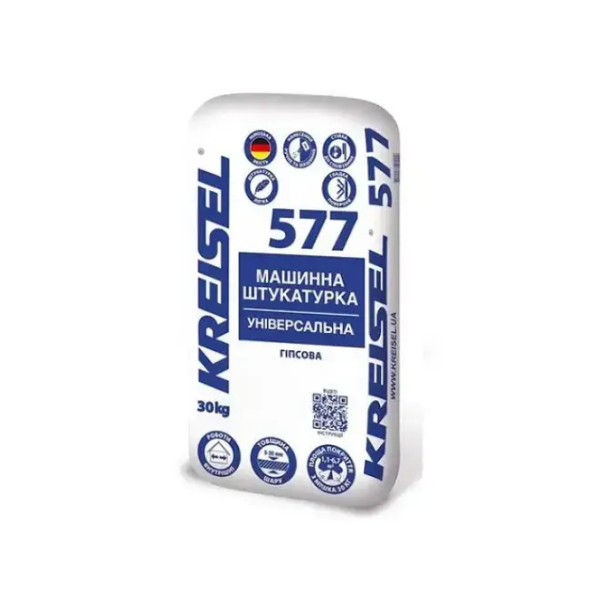 Машинная штукатурка универсальная гипсовая КREISEL 577 30 кг