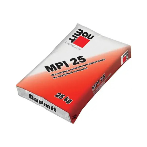Вапняно-цементна машинна штукатурка BAUMIT МПІ 25 (25 кг)