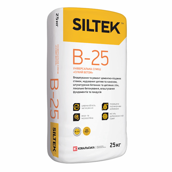 Сухая смесь Сухой бетон Siltek B25 (25кг) 