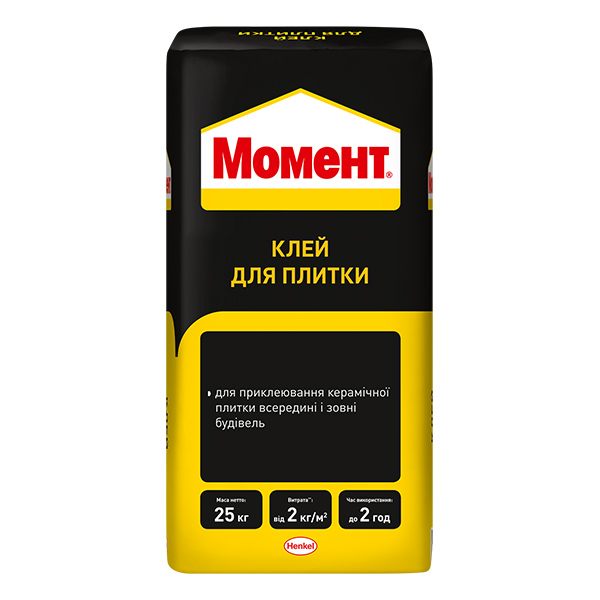 Клей для плитки МОМЕНТ Ceresit (25 кг)
