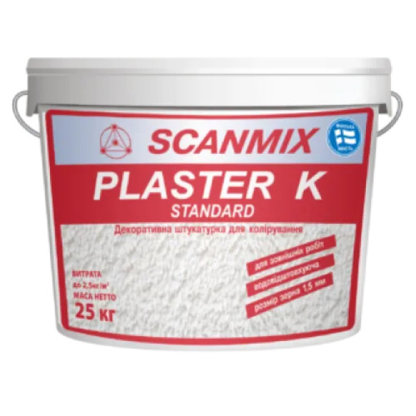 Штукатурка Scanmix PLASTER K Standart 25 кг 