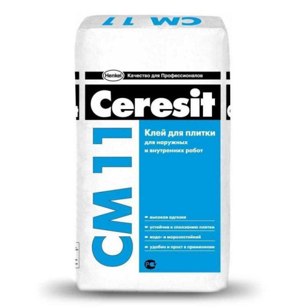 Клей для плитки Ceresit СМ-11 (25кг)  