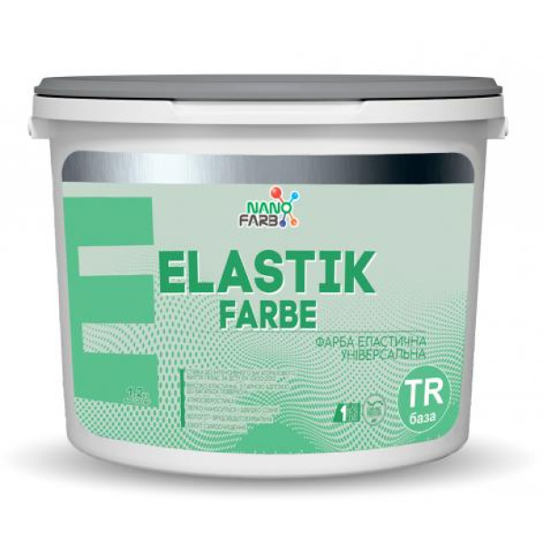 Резиновая краска база TR Elastikfarbe Nanofarb 1.2 кг 
