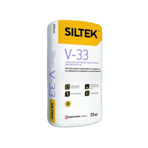Смесь для эластичной гидроизоляции двухкомпонентная (18/5 кг/л) Siltek V33/E33