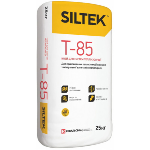 Клей для теплоизоляции  Siltek Т-85 (25кг) 