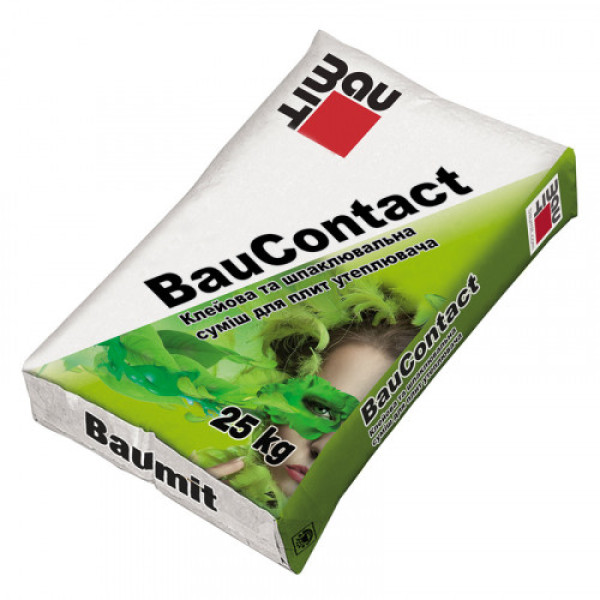 Клей для пенопласта шпаклевочная смесь BAUMIT ДуоКонтакт (25кг)  