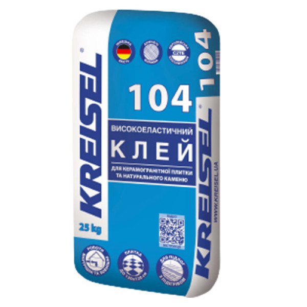 Клей для плитки эластичный 104 Elasti Multi Кreisel (25кг) 