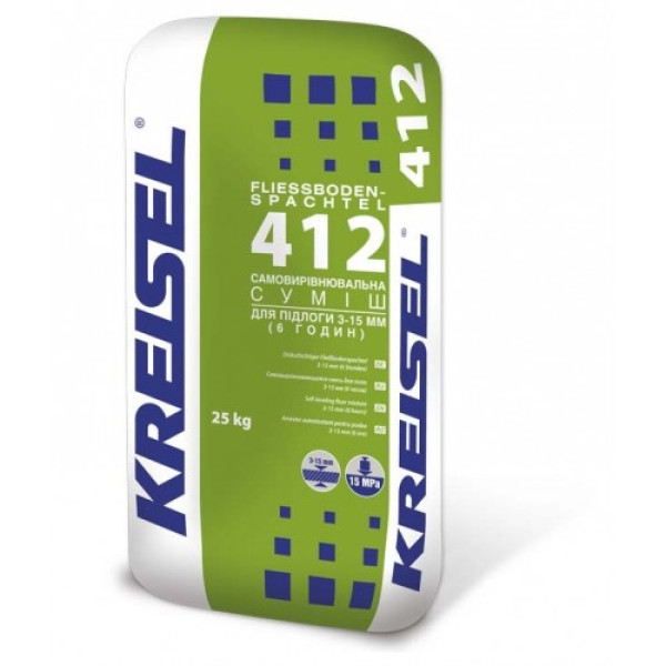 Самовиравнивающийся раствор для пола КREISEL 412 3-15мм (25кг)