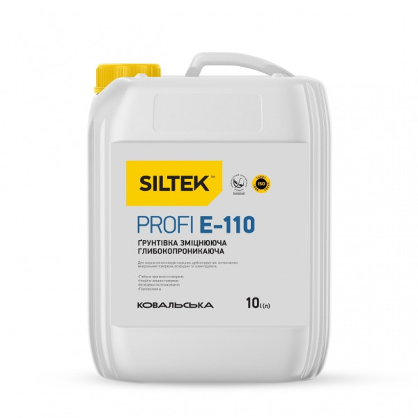 Грунтовка глубокопроникающая SILTEK Е-110 Profi (10 л)  